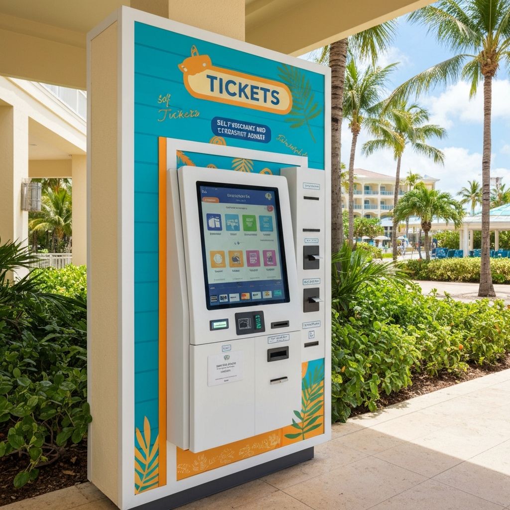 Self-service ticketzuil